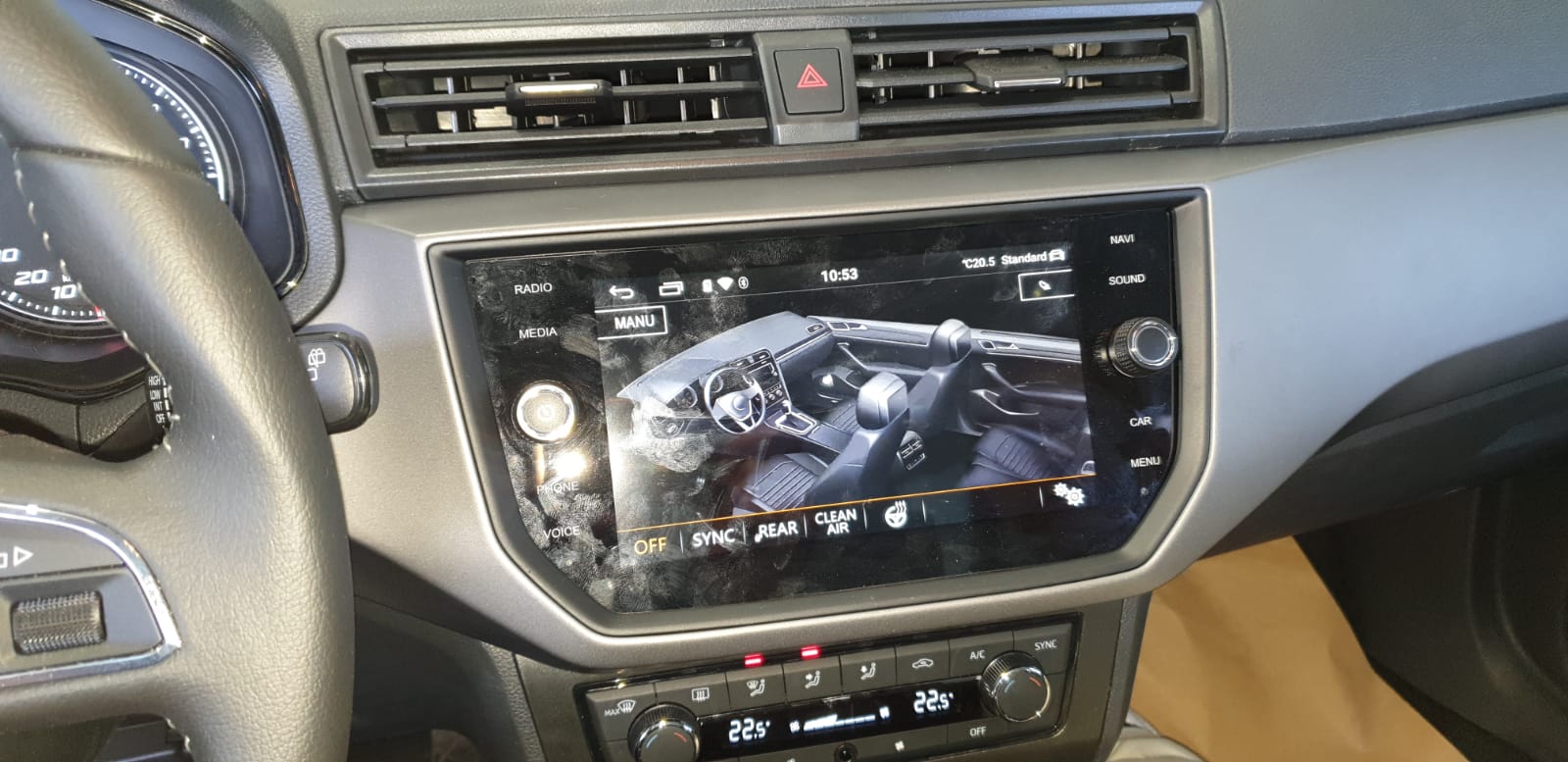 התקנת מסך מולטימדיה לסיאט איביזה