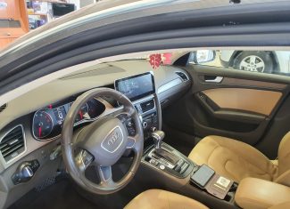 התקנת מסך מולטימדיה לאודי A4 2013