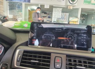 התקנת מולטימדיה אנדרואיד 10 אינץ תואם מקור 4G, לרכב BMW