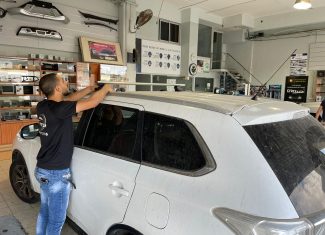 התקנת גגון למיצובישי אאוטלנדר