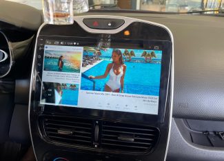 התקנת מולטימדיה עם מסך בגודל 10 לרנו קליאו 2016